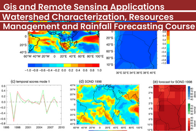 GIS and Remote Sensing Applications on Watershed Characterization, Resources Management and Rainfall Forecasting Course